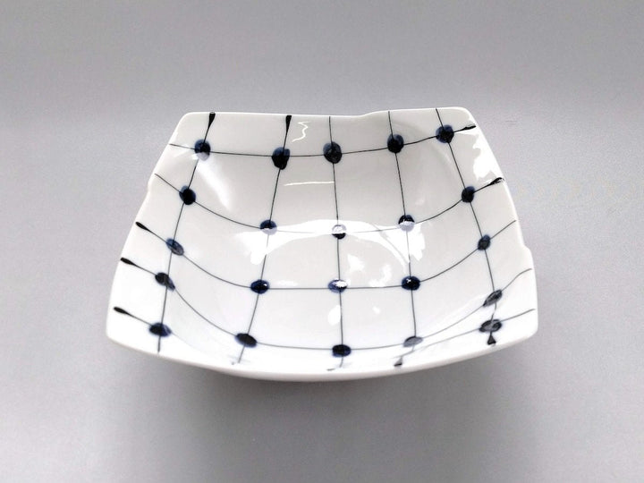 Multi-use Pot with Dotted Grid Pattern edge - Crafted By Fukuho Kiln