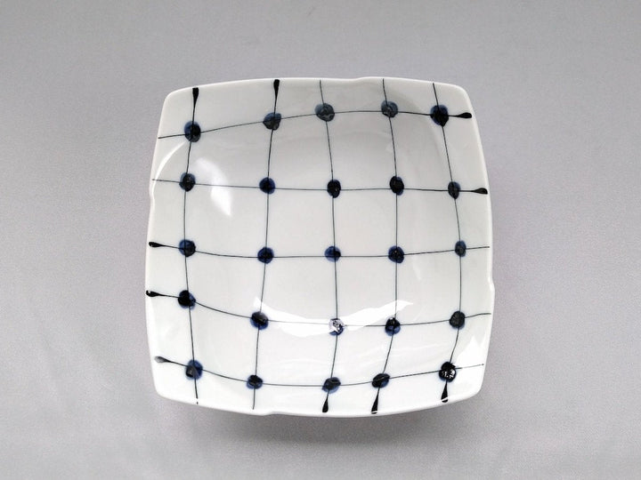 Multi-use Pot with Dotted Grid Pattern edge - Crafted By Fukuho Kiln