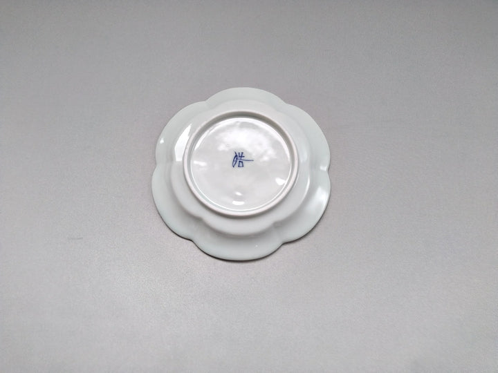 Rinka Plate S Underglazed Small Flower Chirashi - Crafted By Koyo Kiln