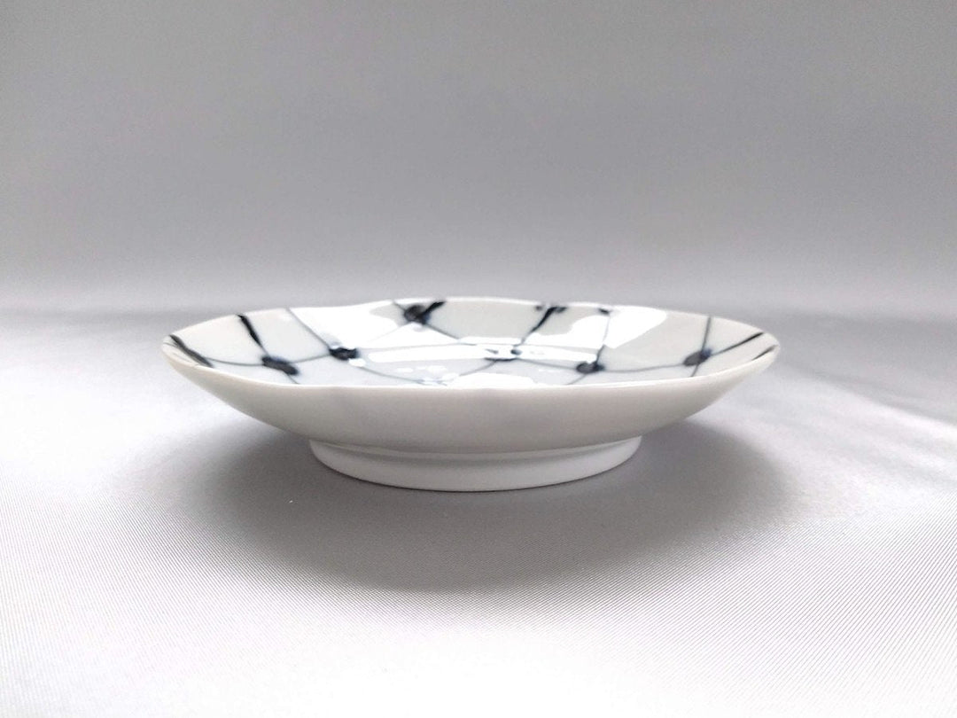 Dotted Grid Pattern Small Plate - Crafted By Fukuho Kiln