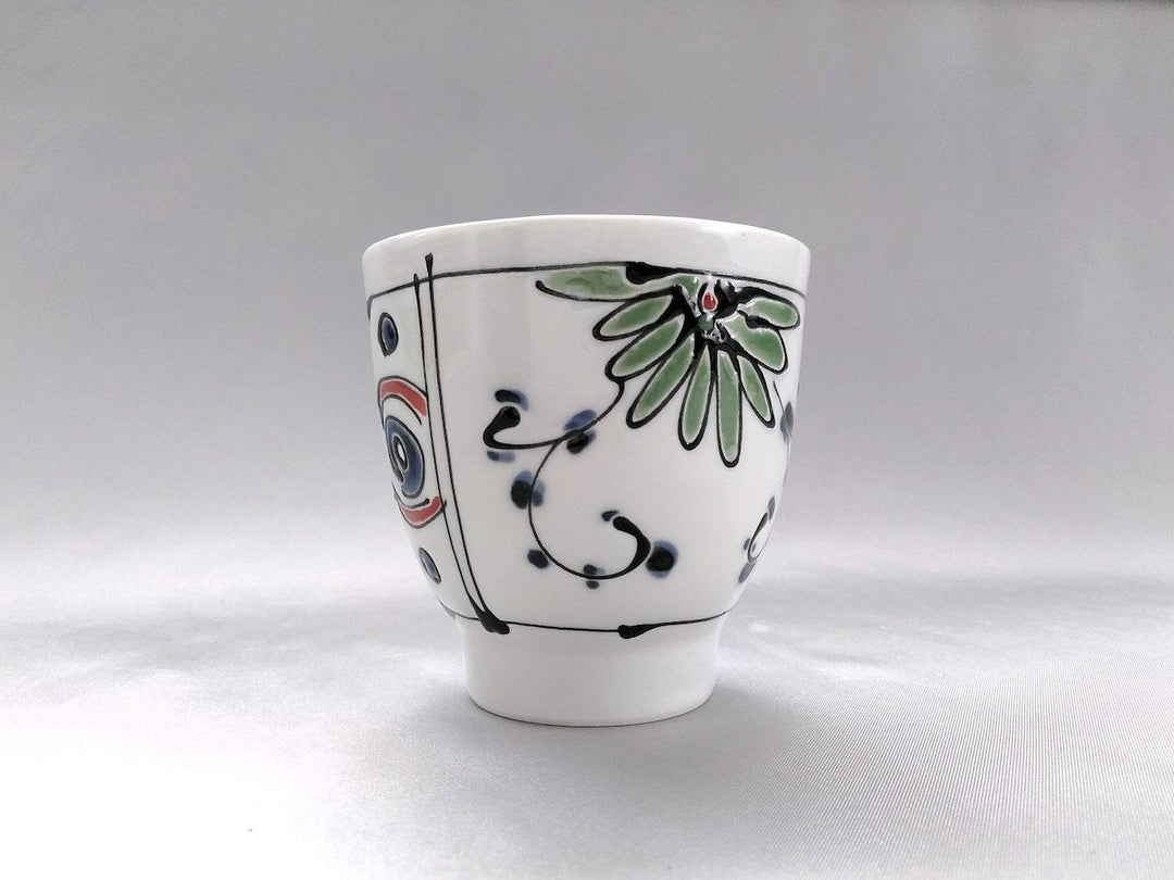 Fuyo hand Tea Cup Green — Hand-Glazed Japanese Pottery by Fukuho Kiln
