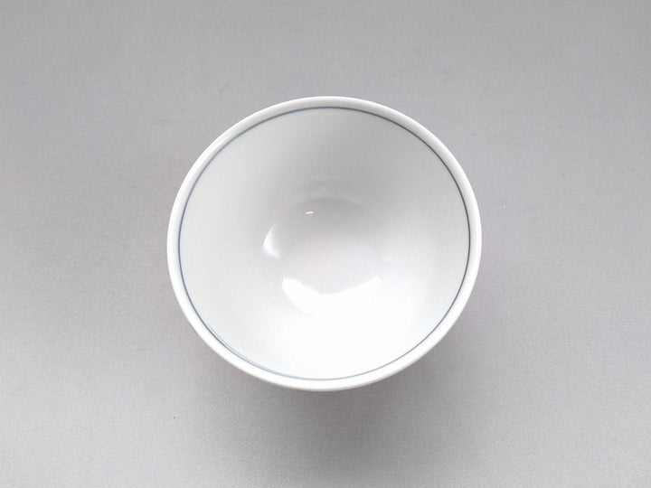 Red Dotted Grid Pattern Rice Bowl - Crafted By Fukuho Kiln