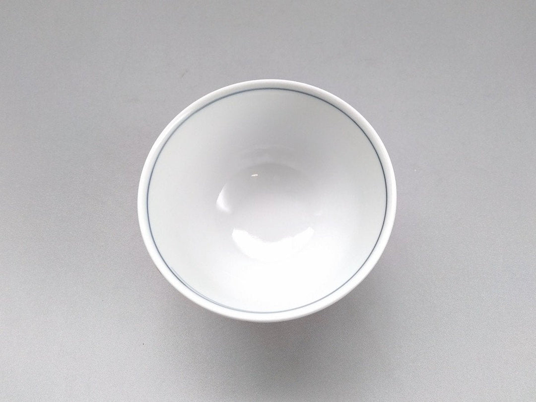 Red Dotted Grid Pattern Rice Bowl - Crafted By Fukuho Kiln