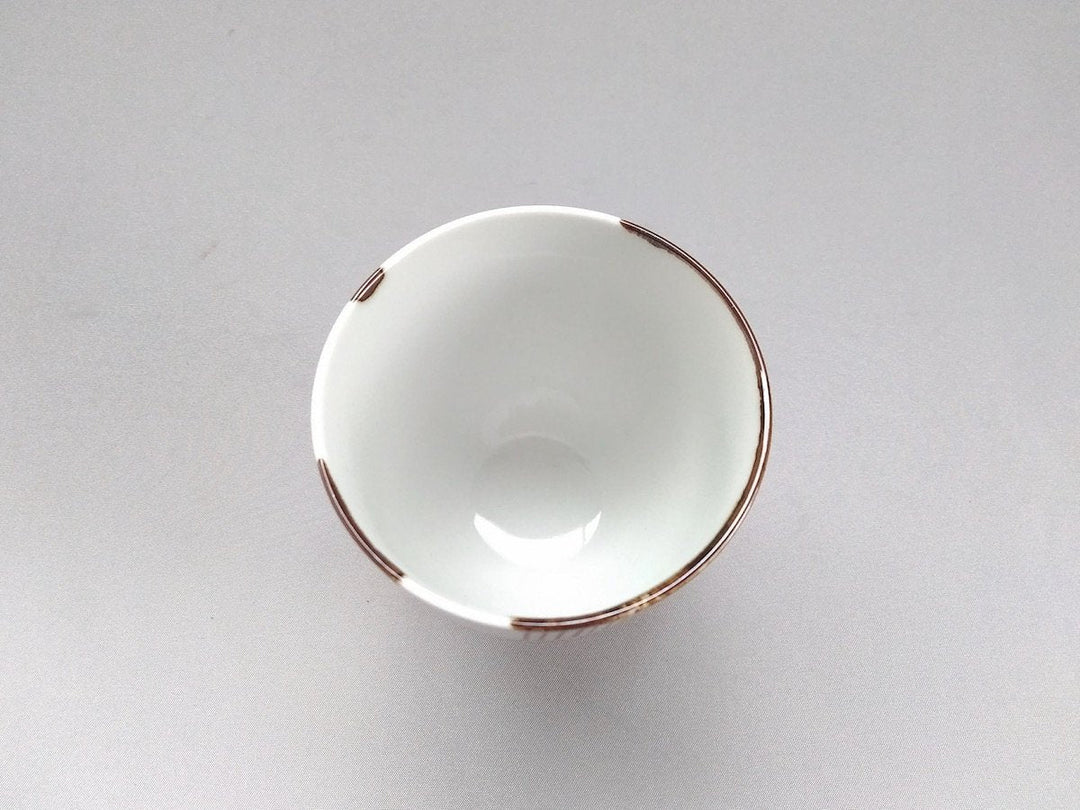 Half line Tea Cup Red — Hand-Glazed Japanese Pottery by Fukuho Kiln