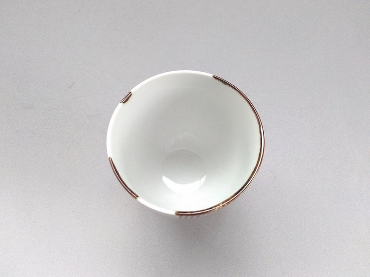 Half line Tea Cup Red — Hand-Glazed Japanese Pottery by Fukuho Kiln