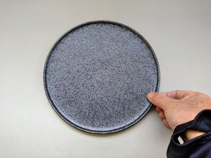Crystal 22cm Round Plate with Edge - Crafted By Toetsu Kiln