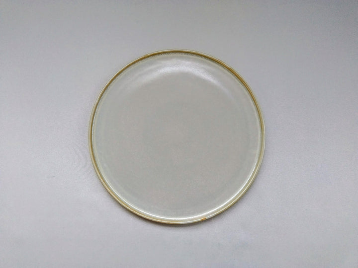Light Rikyu 22cm Round Plate with Edge - Crafted By Toetsu Kiln