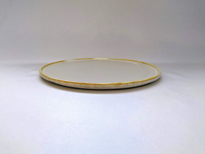 Light Rikyu 22cm Round Plate with Edge - Crafted By Toetsu Kiln