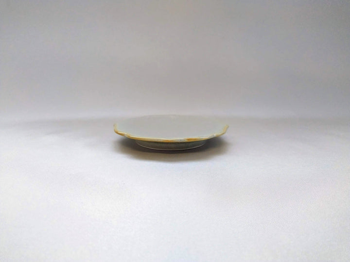 Light Rikyu Kikyo Rim Small Plate - Crafted By Toetsu Kiln