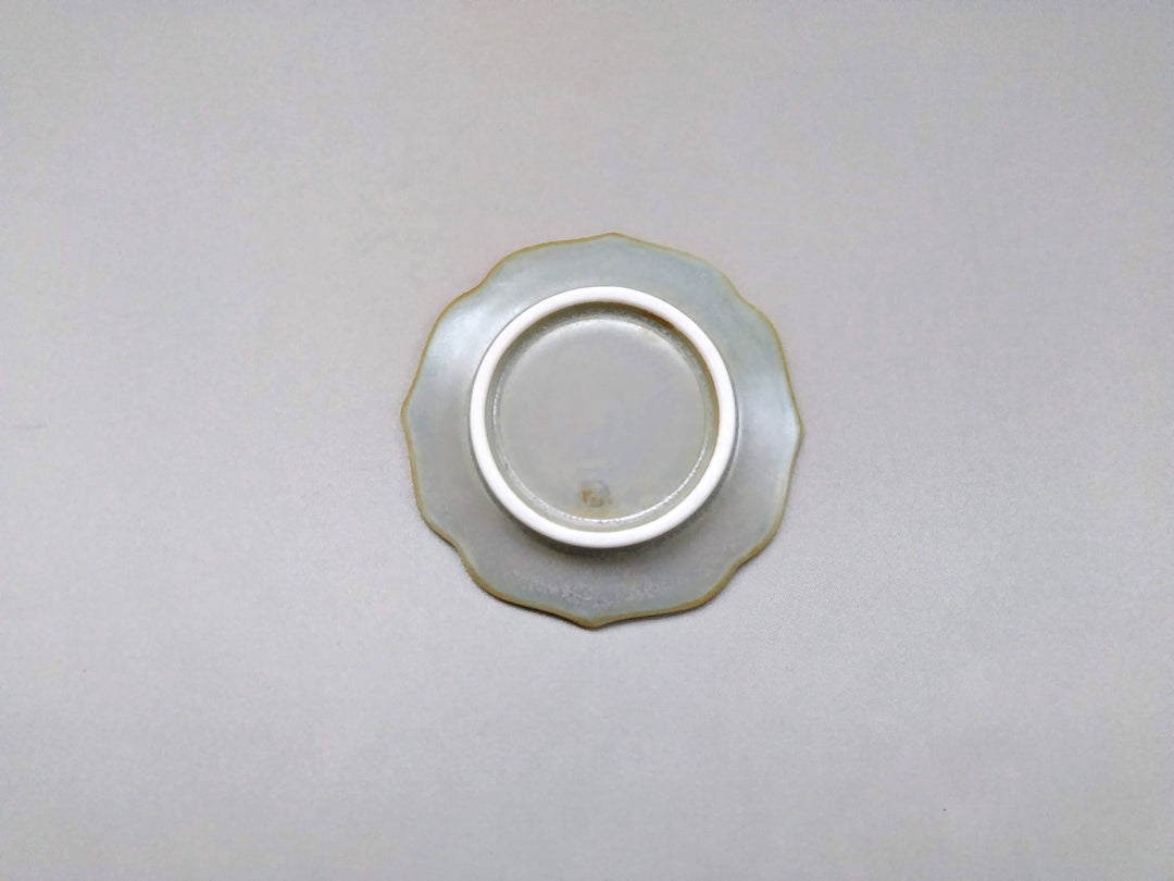 Light Rikyu Kikyo Rim Small Plate - Crafted By Toetsu Kiln