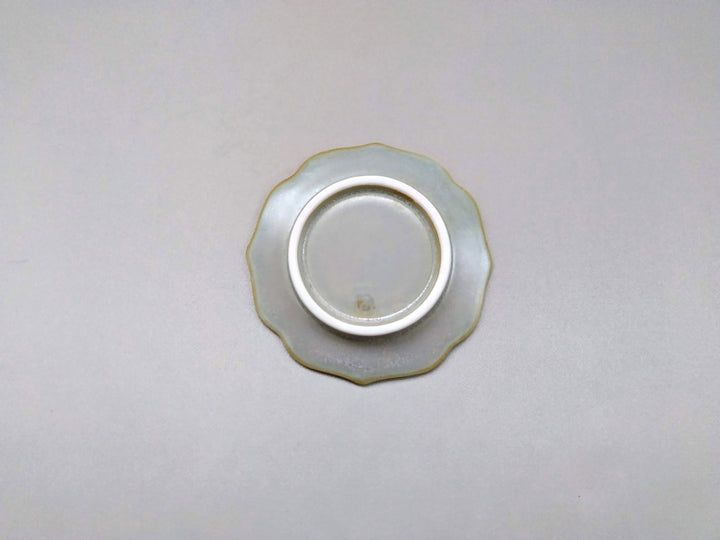 Light Rikyu Kikyo Rim Small Plate - Crafted By Toetsu Kiln