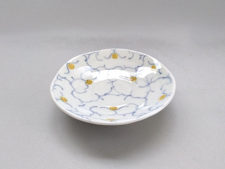 Hanazume Small Plate Blue - Crafted By Koso Kiln