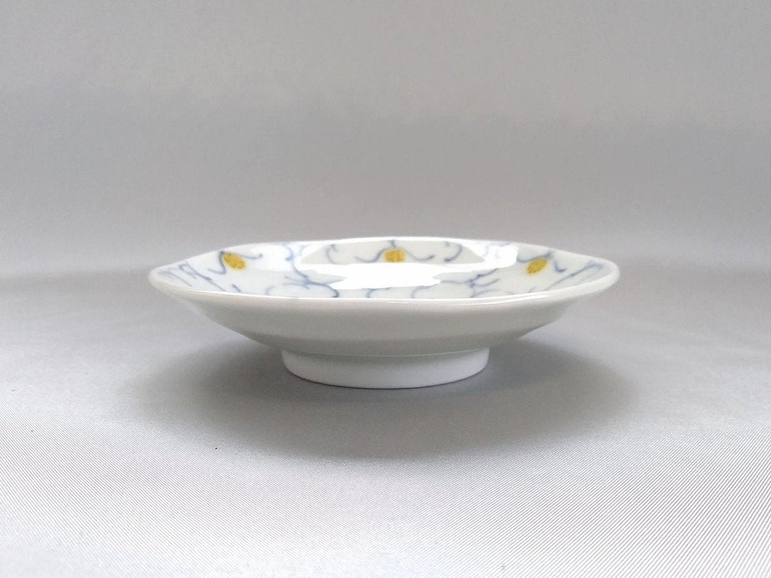 Hanazume Small Plate Blue — Hand-Glazed Japanese Porcelain by Koso Kiln