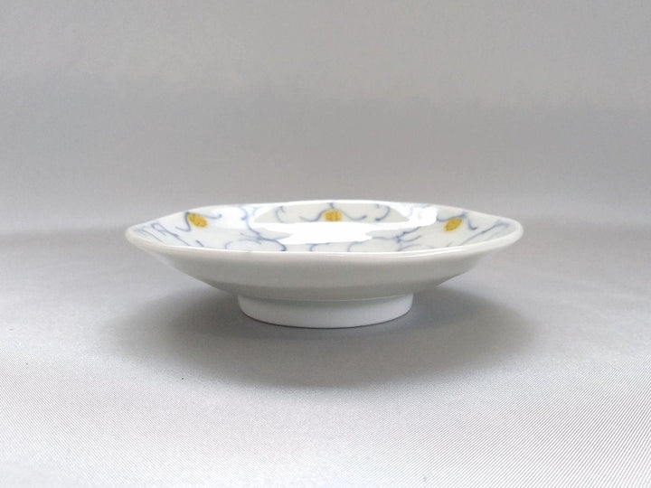 Hanazume Small Plate Blue — Hand-Glazed Japanese Porcelain by Koso Kiln