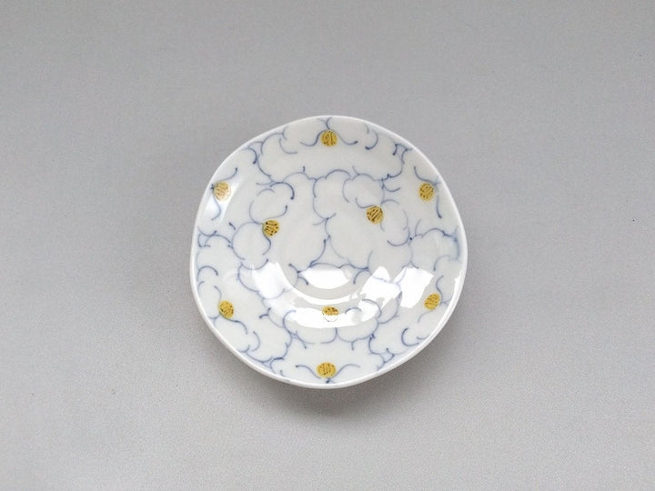 Hanazume Small Plate Blue — Hand-Glazed Japanese Porcelain by Koso Kiln