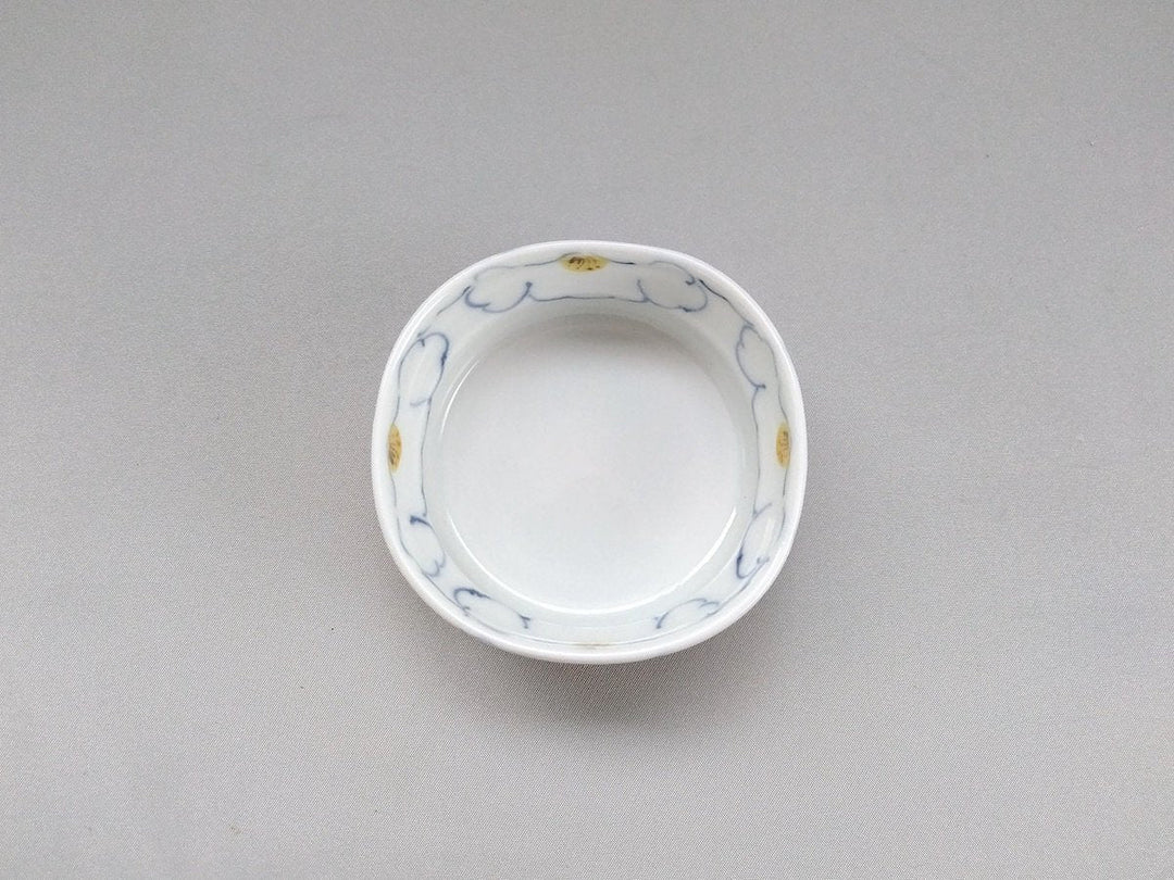 Hanazume Square with Small Blue - Crafted By Koso Kiln