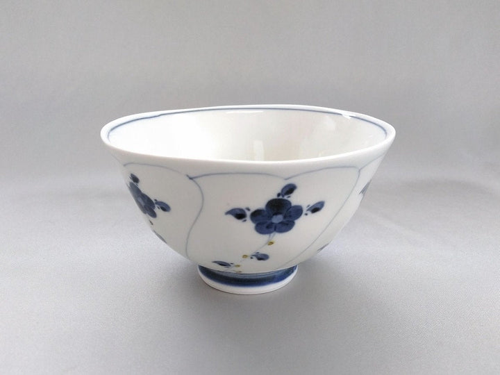 Large Underglazed Nazuna Patterned Rice Bowl - Crafted By Koso Kiln