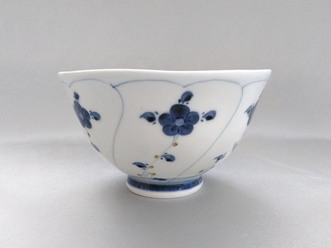 Large Underglazed Nazuna Patterned Rice Bowl - Crafted By Koso Kiln