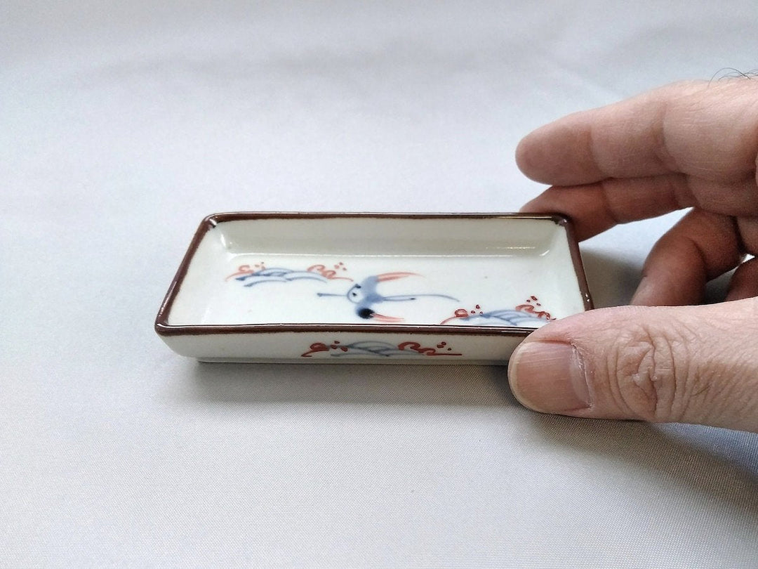 Wave Zigzag Square accessory - Crafted By Soramoe Pottery