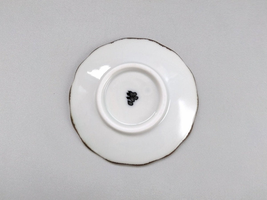Red pea Plate daruma - Crafted By Soramoe Pottery