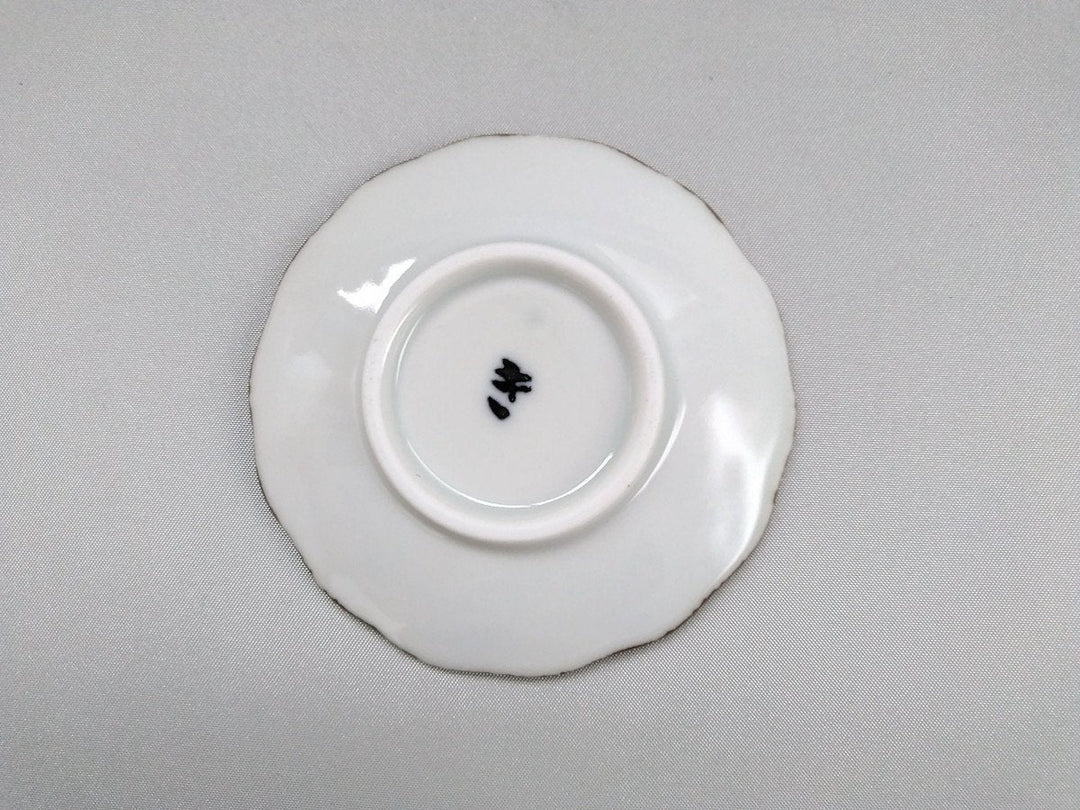 Red-Colored Small Plate Mt. Fuji - Crafted By Soramoe Pottery