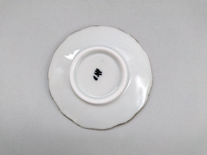 Red-Colored Small Plate Mt. Fuji - Crafted By Soramoe Pottery