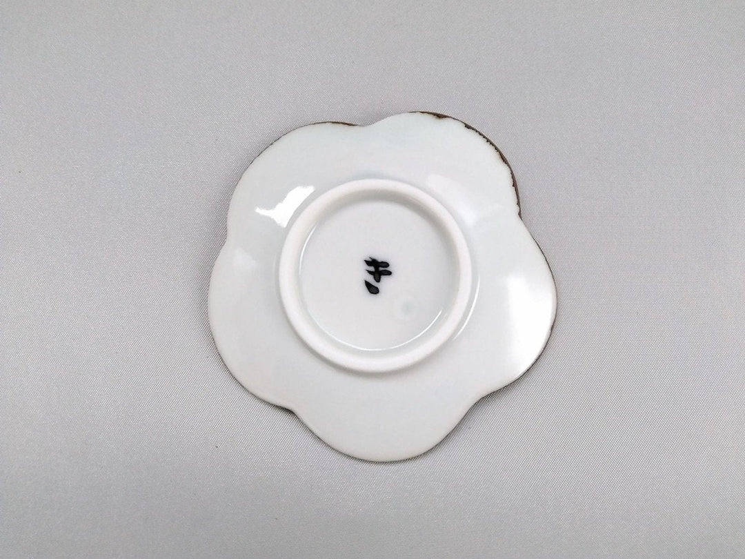Red pea Plate plum - Crafted By Soramoe Pottery