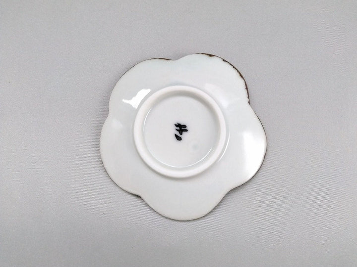 Red pea Plate plum - Crafted By Soramoe Pottery