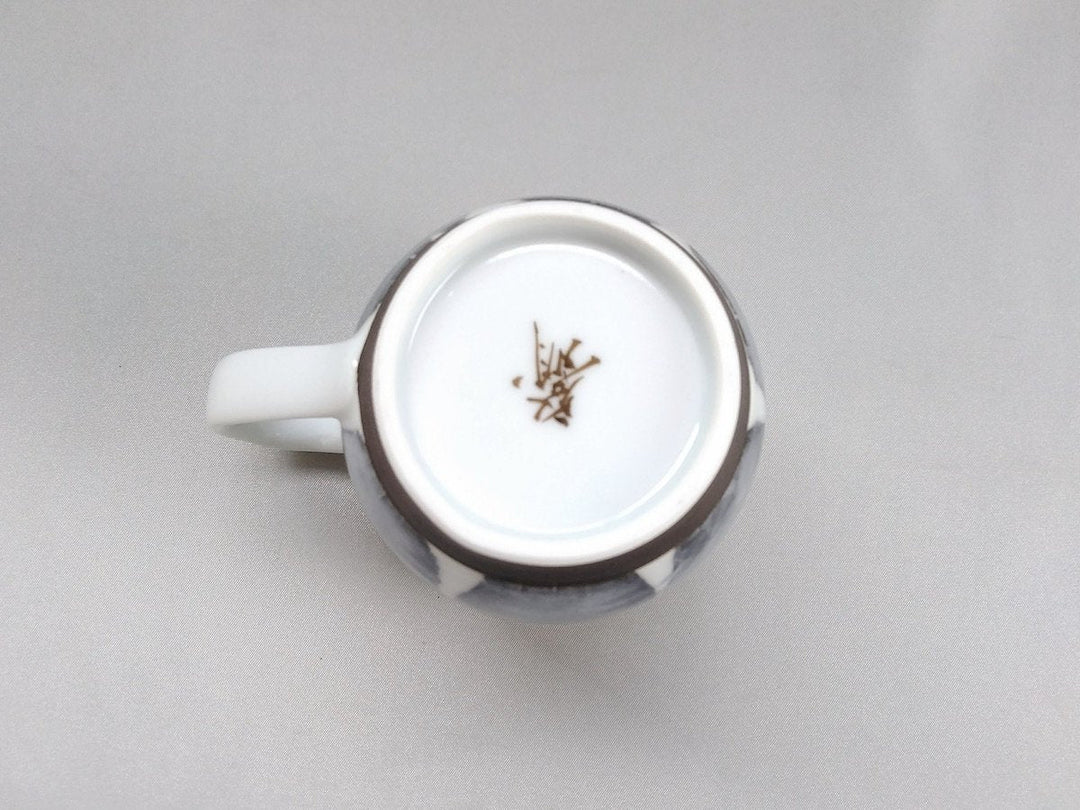 Japanese paper Underglazed cat Mug Black - Crafted By Soramoe Pottery