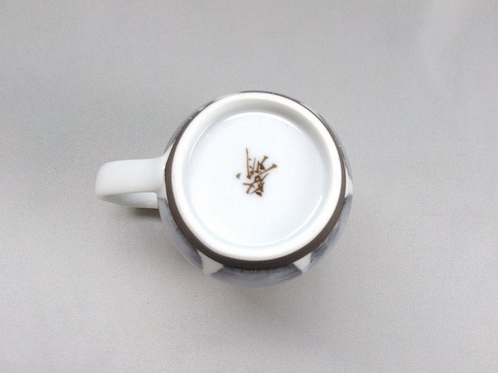 Japanese paper Underglazed cat Mug Black - Crafted By Soramoe Pottery