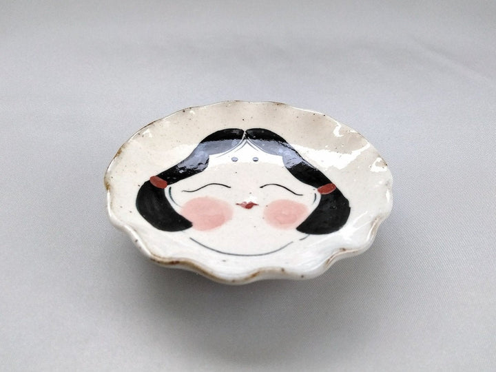 Okame Rinka Small Plate - Crafted By Pottery Raku