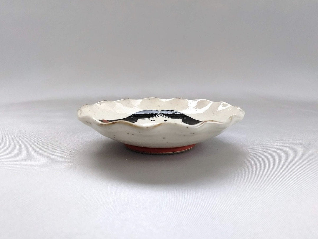 Okame Rinka Small Plate - Crafted By Pottery Raku