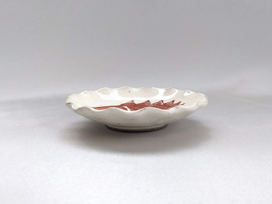 Medetaiwa Flower Small Plate - Crafted By Pottery Raku