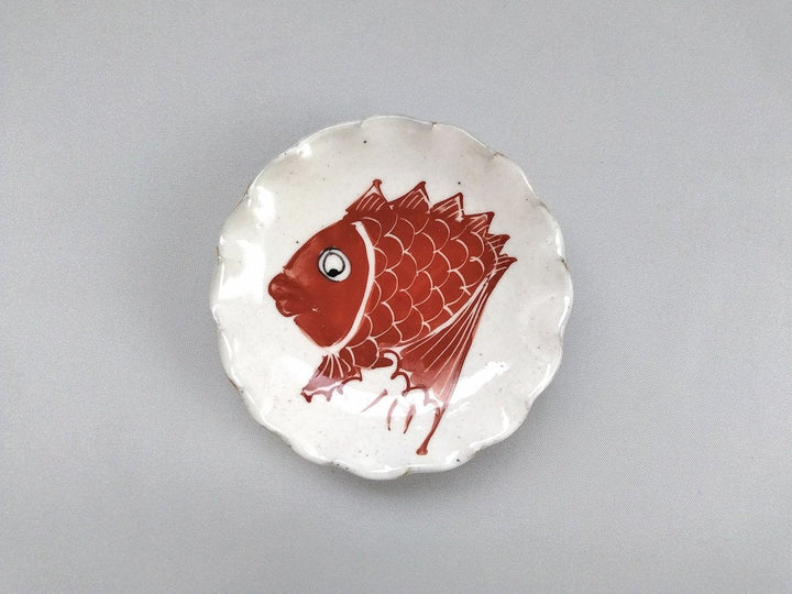 Medetaiwa Flower Small Plate - Crafted By Pottery Raku