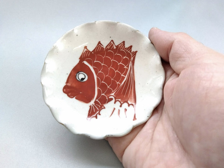 Medetaiwa Flower Small Plate - Crafted By Pottery Raku