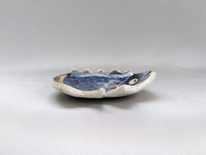 Sea bream type Small Plate Blue - Crafted By Pottery Raku
