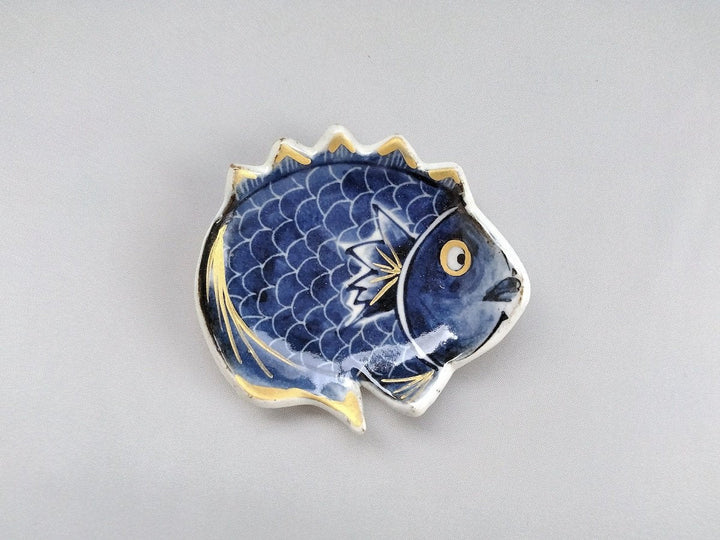 Sea bream type Small Plate Blue - Crafted By Pottery Raku