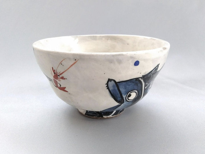 Shrimp and sea bream Rice Bowl - Crafted By Pottery Raku