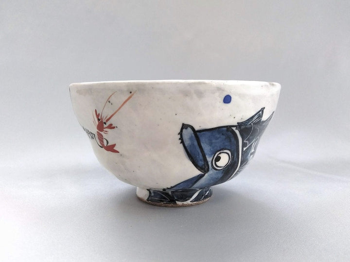 Shrimp and sea bream Rice Bowl - Crafted By Pottery Raku
