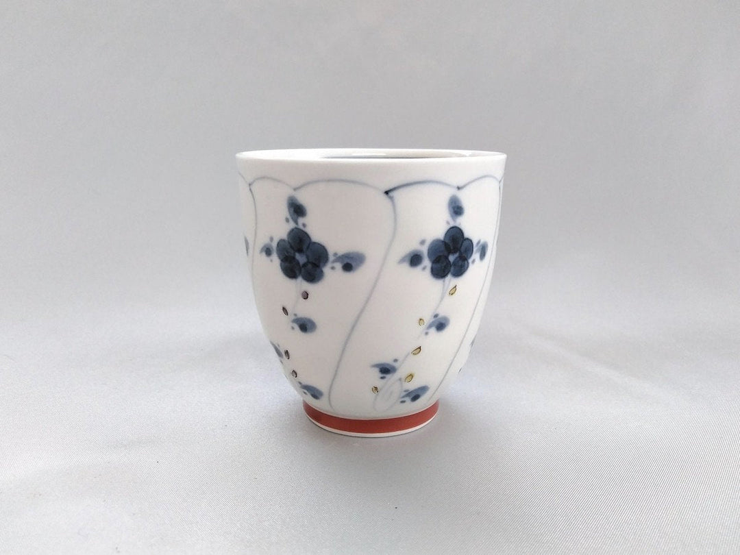 Sometsuke nazuna Pattern Tea Cup Red - Crafted By Koso Kiln