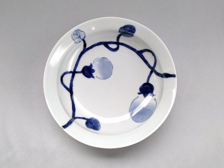 Multi-use Pot with Underglazed Eggplant Pattern Rim - Crafted By Koyo Kiln