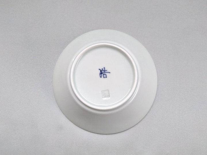 Minori Ridged Small Bowl with Underglazed Petal Pattern - Crafted By Koyo Kiln