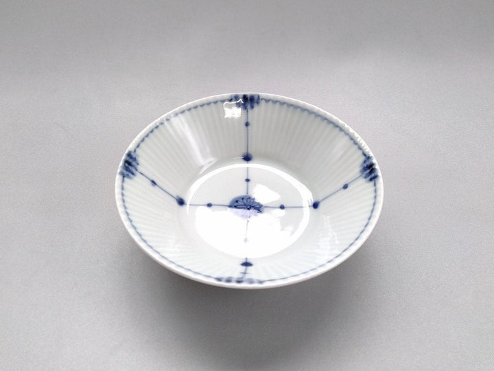 Minori Ridged Small Bowl dot Pattern Flower - Crafted By Koyo Kiln