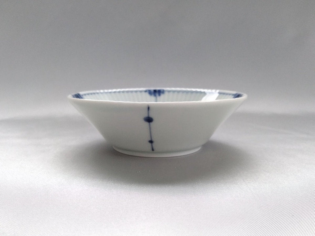 Minori Ridged Small Bowl dot Pattern Flower - Crafted By Koyo Kiln