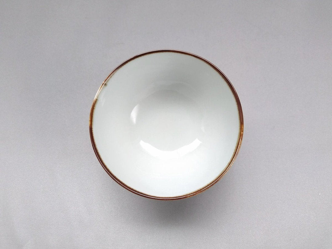 Ridged Rice Bowl Small Leaves - Crafted By Koyo Kiln
