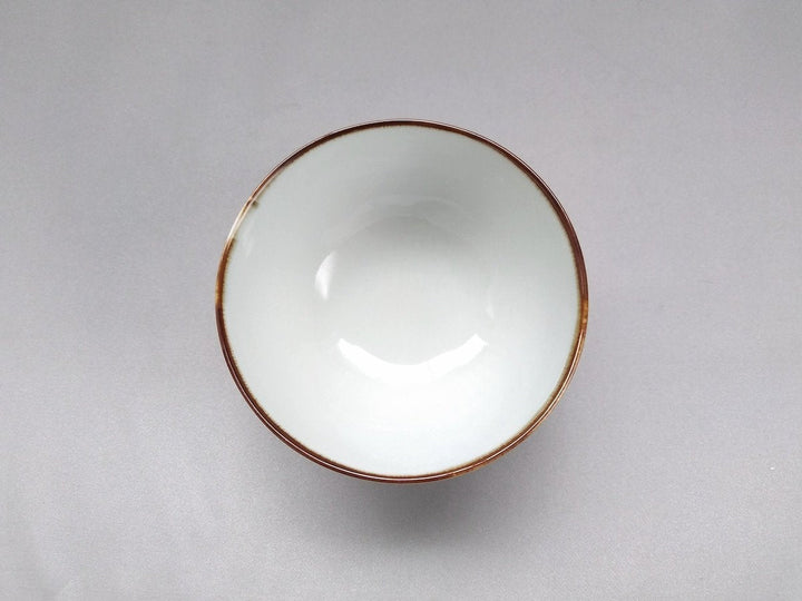 Ridged Rice Bowl Small Leaves - Crafted By Koyo Kiln