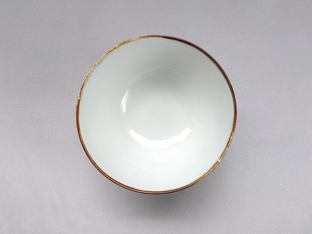 Ridged Rice Bowl Large Leaves - Crafted By Koyo Kiln
