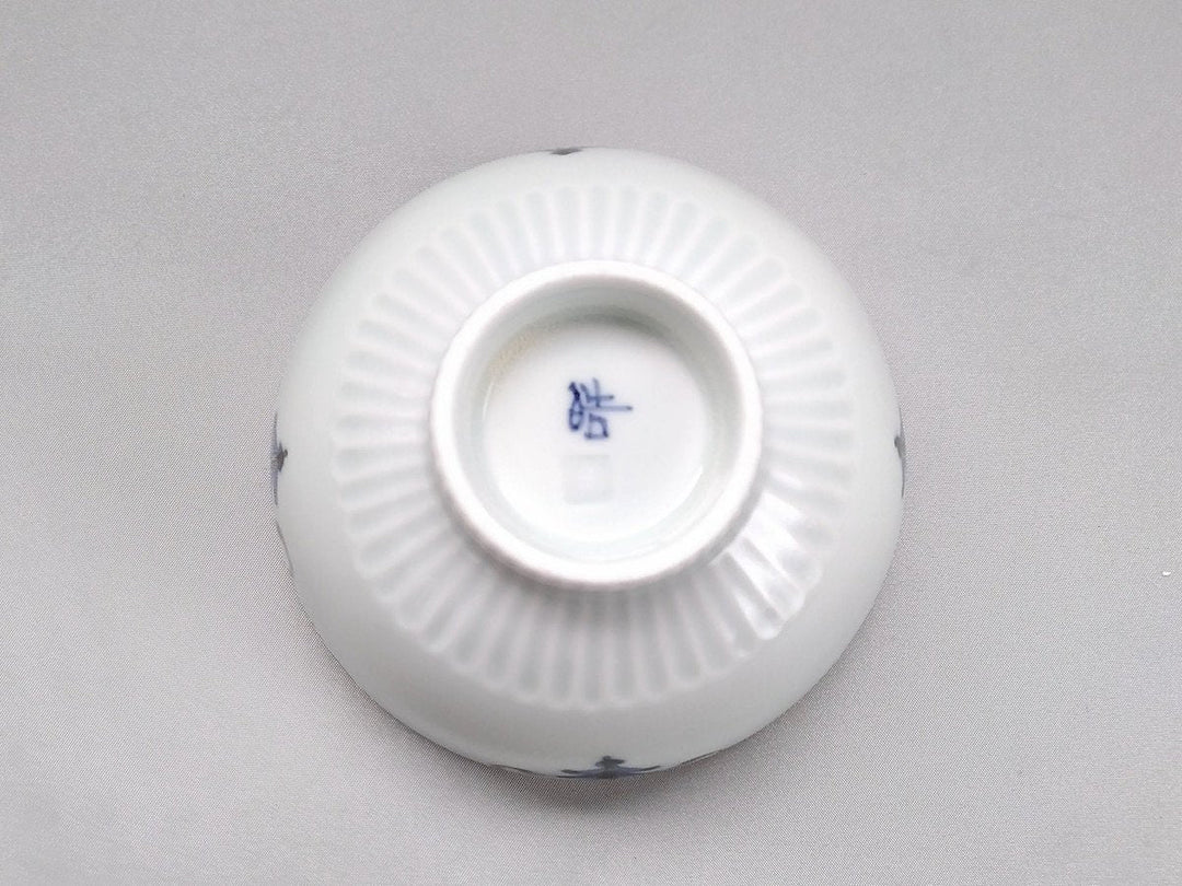 Ridged Rice Bowl Large Leaves - Crafted By Koyo Kiln
