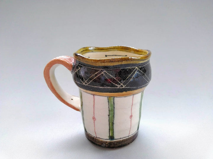 Mug Scraping Zigzag Tokusa - Crafted By Jun Kato