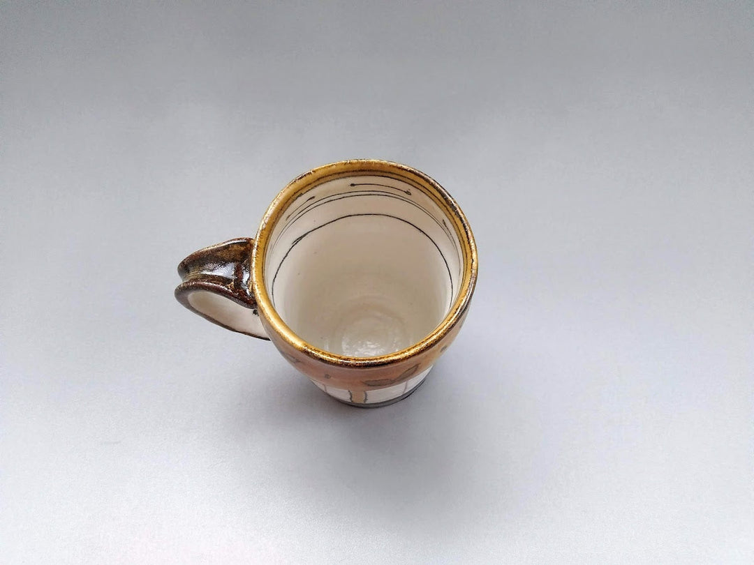 Mug Amber Leaves and Tokusa - Crafted By Jun Kato